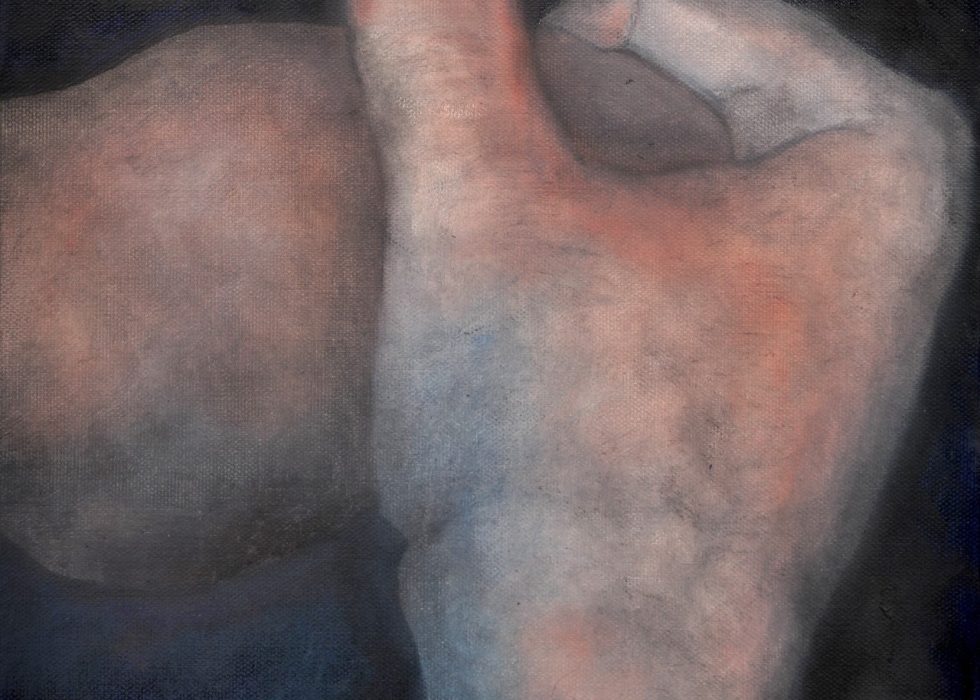 Touched - detail 2025 oil on canvas detail 2